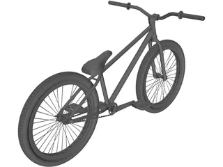 BMX Bike 3D Model