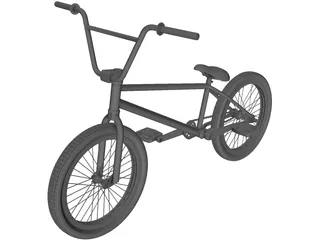 BMX Bike 3D Model