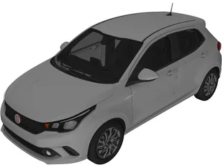 Fiat Argo (2017) 3D Model