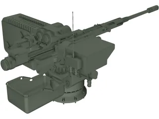 Remote Weapon Station 3D Model