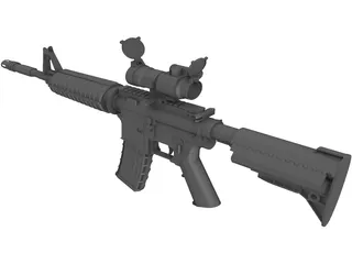 M4 3D Model