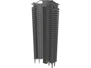 Skyscraper 3D Model