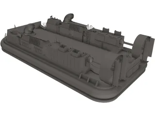 LCAC Hovercraft 3D Model