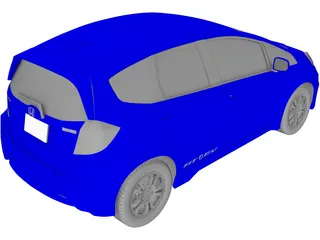 Honda Fit EV (2014) 3D Model