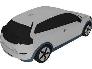 Volvo C30 BEV (2011) 3D Model