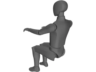 Ergonomic Man 3D Model