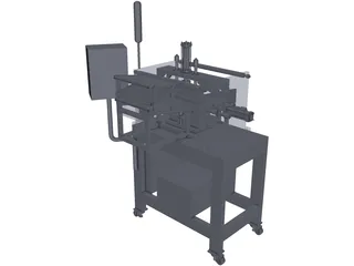 Pipe Expand Machine Loader 3D Model