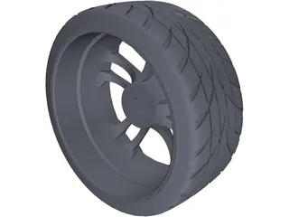 Volkswagen GTD Rims 3D Model