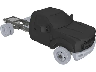 Ford F-550 Chassis 3D Model