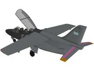 FMA IA-63 Pampa 3D Model