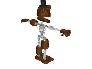 Rust Freddy 3D Model