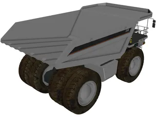 Mining Dump Truck 3D Model