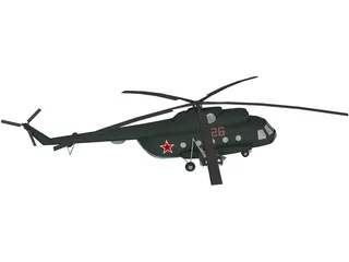 Mil Mi-17 3D Model