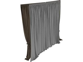 Curtain 3D Model