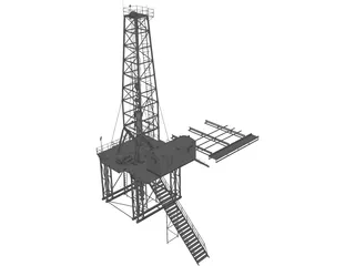 Land Rig 3D Model