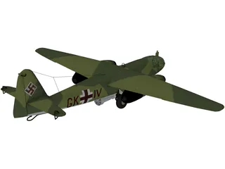 Arado Ar 234 Blitz (1945) 3D Model