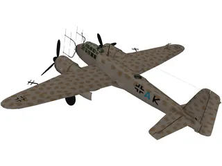 Junkers Ju 88 3D Model