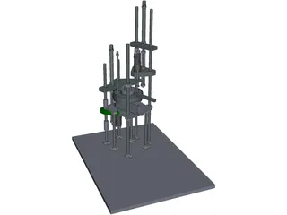 Terminal Tapping Machine 3D Model