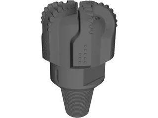 Tricone Drill Bit 3D Model