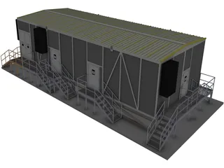 Gas Processing Skid 3D Model