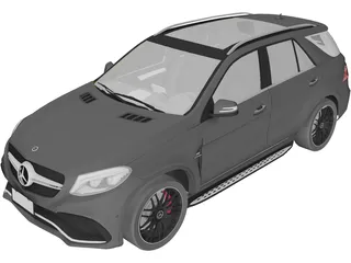 Mercedes-AMG GLE 63 S 4MATIC (2016) 3D Model