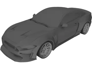 Ford Mustang GT Fastback (2018) 3D Model
