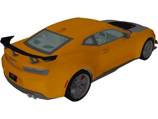 Chevrolet Camaro ZL1 1LE (2018) 3D Model