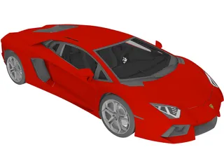 Lamborghini Aventador 3D Model