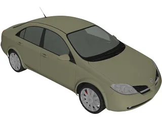 Nissan Primera [P12] (2001) 3D Model