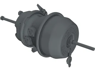 Brake Tristop Cylinder 3D Model