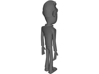 Cartoon Figure Male 3D Model