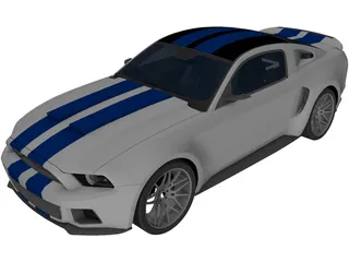 Ford Mustang GT 3D Model