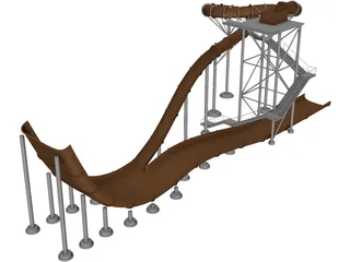 Water Park 3D Model