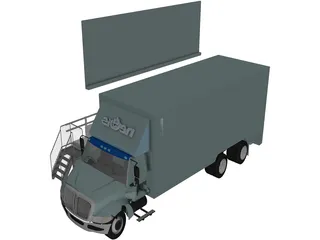 Event Truck 3D Model