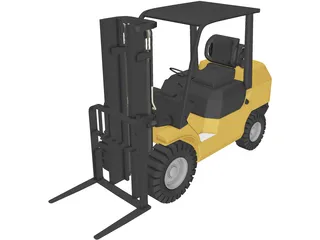 Forklift 3D Model