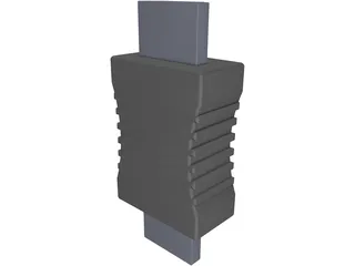 HDMI Connector 3D Model