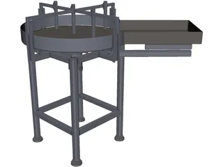 Rotary Table Feeder 3D Model