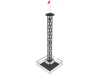 Rail Tower Extreme 3D Model