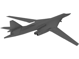 Tupolev Tu-160 3D Model