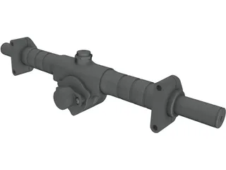 KAZ Technologies FSAE Steering Rack 3D Model