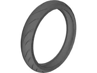 Front Tire 3D Model