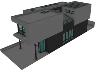 Modern Home 3D Model