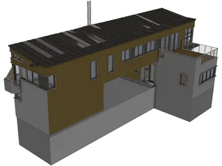 Modern Dwelling 3D Model