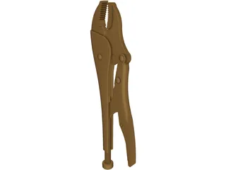 Vice Grip Plier 3D Model