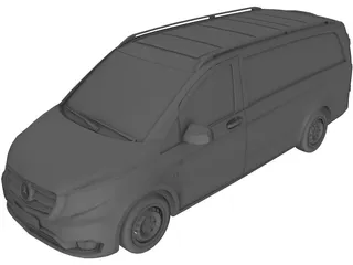 Mercedes-Benz Vito (2016) 3D Model