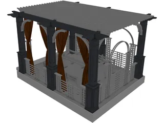 Pergola 3D Model