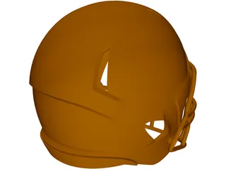 Football Helmet 3D Model