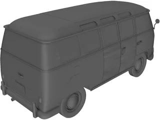 Volkswagen T1 Type 2 3D Model