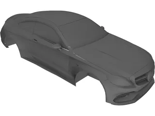 Mercedes-AMG C63 Coupe Body 3D Model