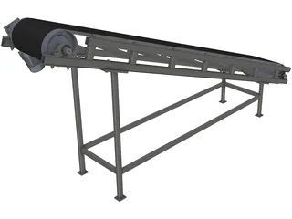 Belt Conveyor 3D Model